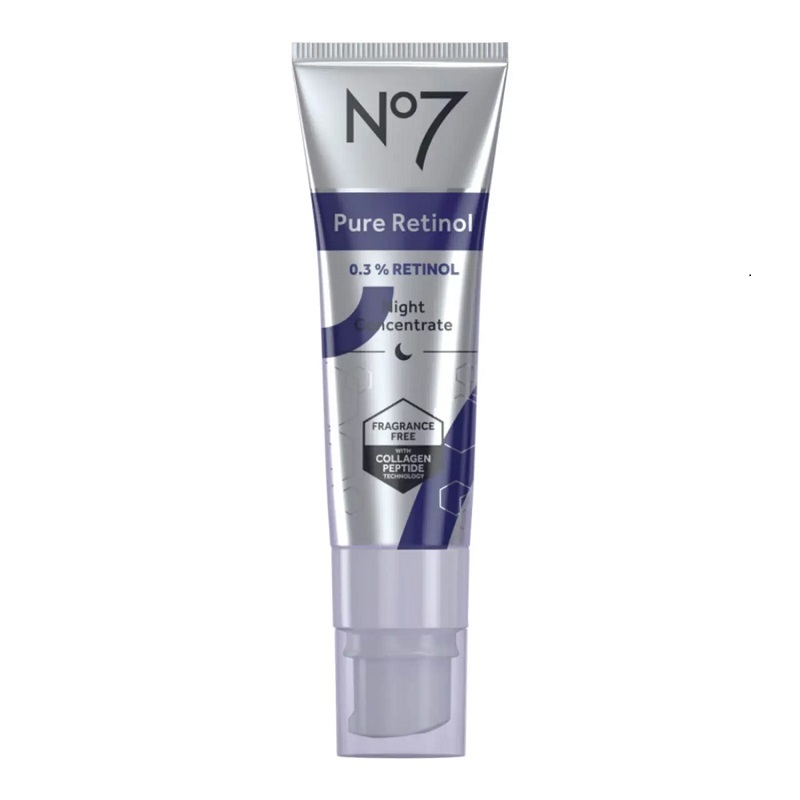 Ночная концентратная сыворотка с ретинолом No7 Pure Retinol 0.3% Retinol Night Concentrate Serum 30ml